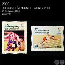 JUEGOS OLÍMPICOS DE SYDNEY 2.000 - COMITÉ OLÍMPICO PARAGUAYO (AÑO 2000 - SERIE 4)